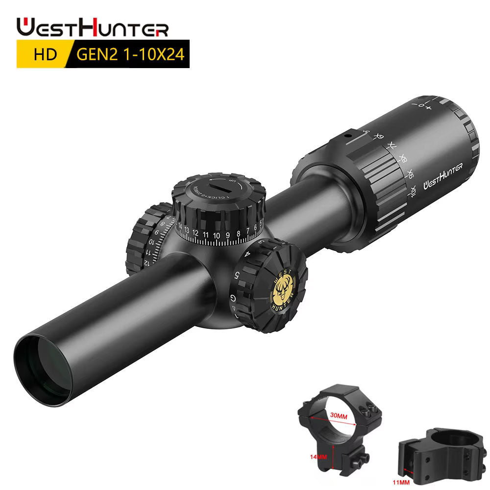 HD GEN2 1-10X24 IR LPVO SFP Scope | Second Focal Plane