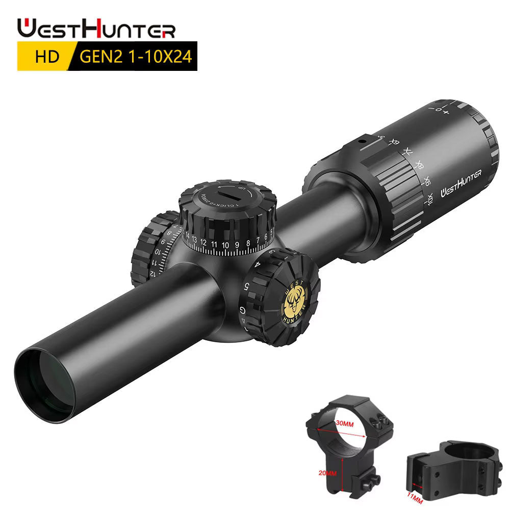 HD GEN2 1-10X24 IR LPVO SFP Scope | Second Focal Plane