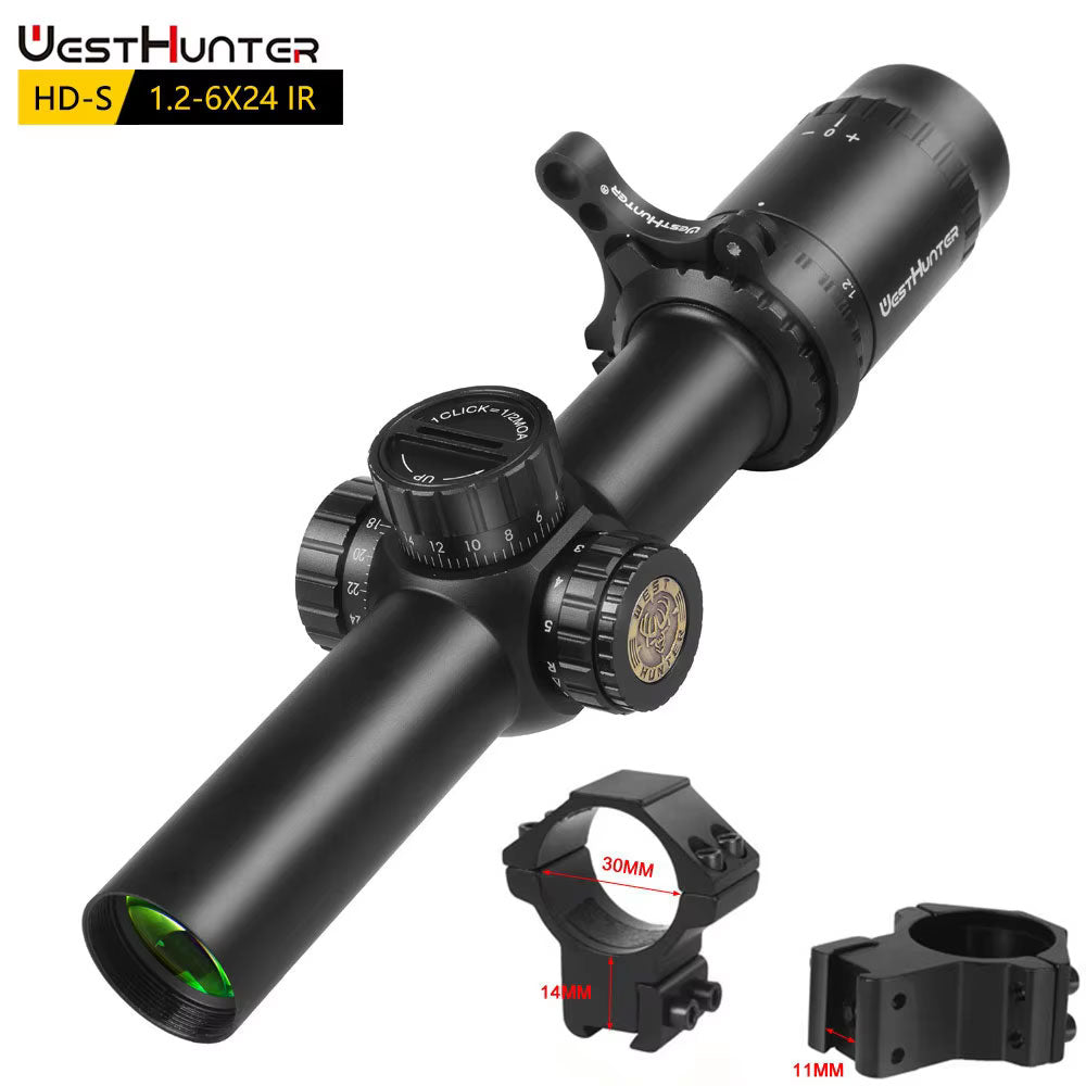 HD-S 1.2-6X24 IR SFP Scope | Second Focal Plane