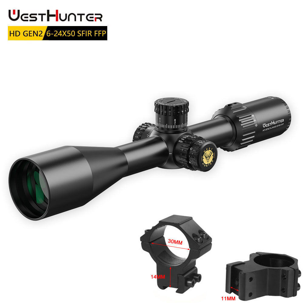 HD GEN2 6-24X50 SFIR FFP Scope | First Focal Plane