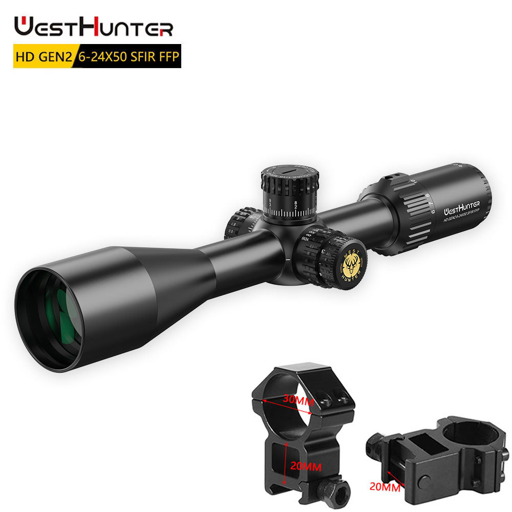 HD GEN2 6-24X50 SFIR FFP Scope | First Focal Plane