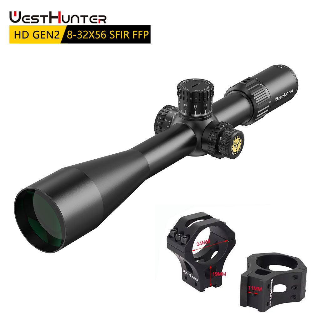 HD GEN2 8-32X56 SFIR FFP Scope | 34MM | First Focal Plane