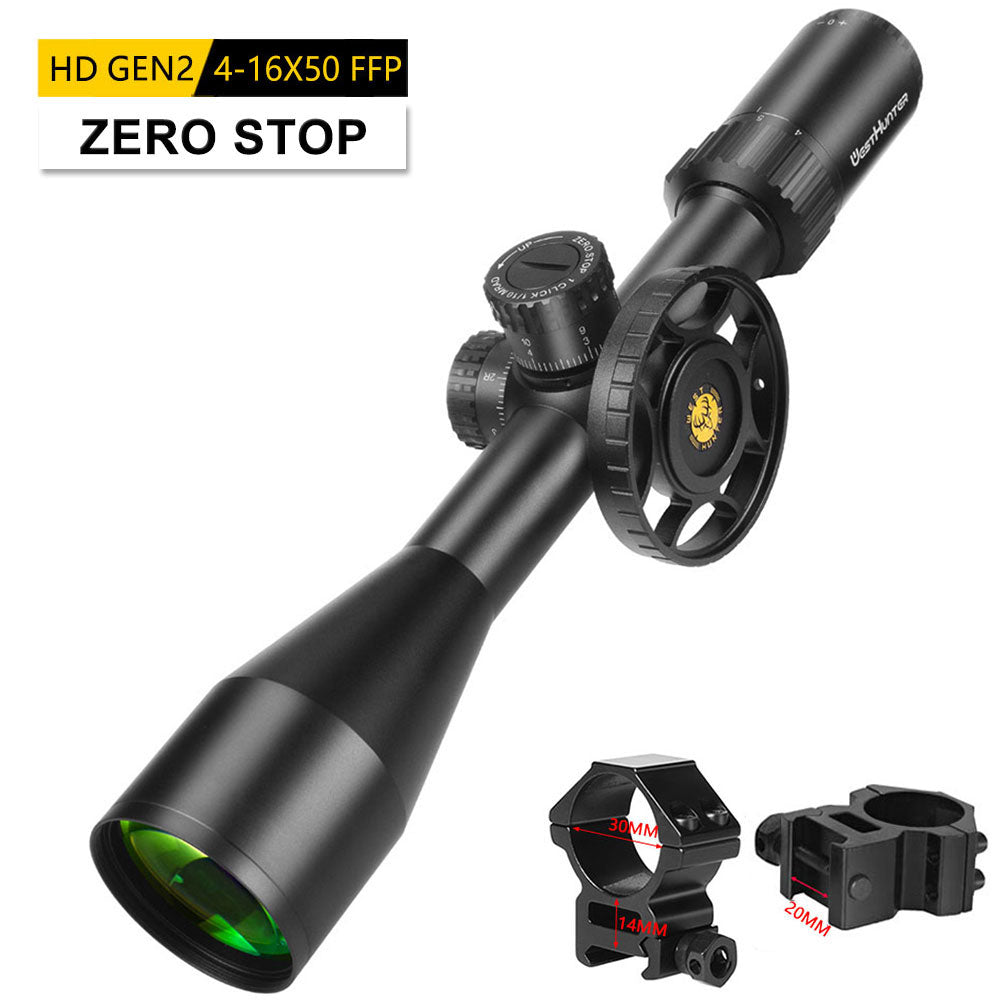 HD Gen2 4-16X50 FFP Scope | First Focal Plane | ZERO STOP Or Zero Reset