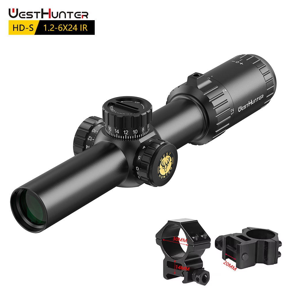 HD-S 1.2-6X24 IR SFP Scope | Second Focal Plane