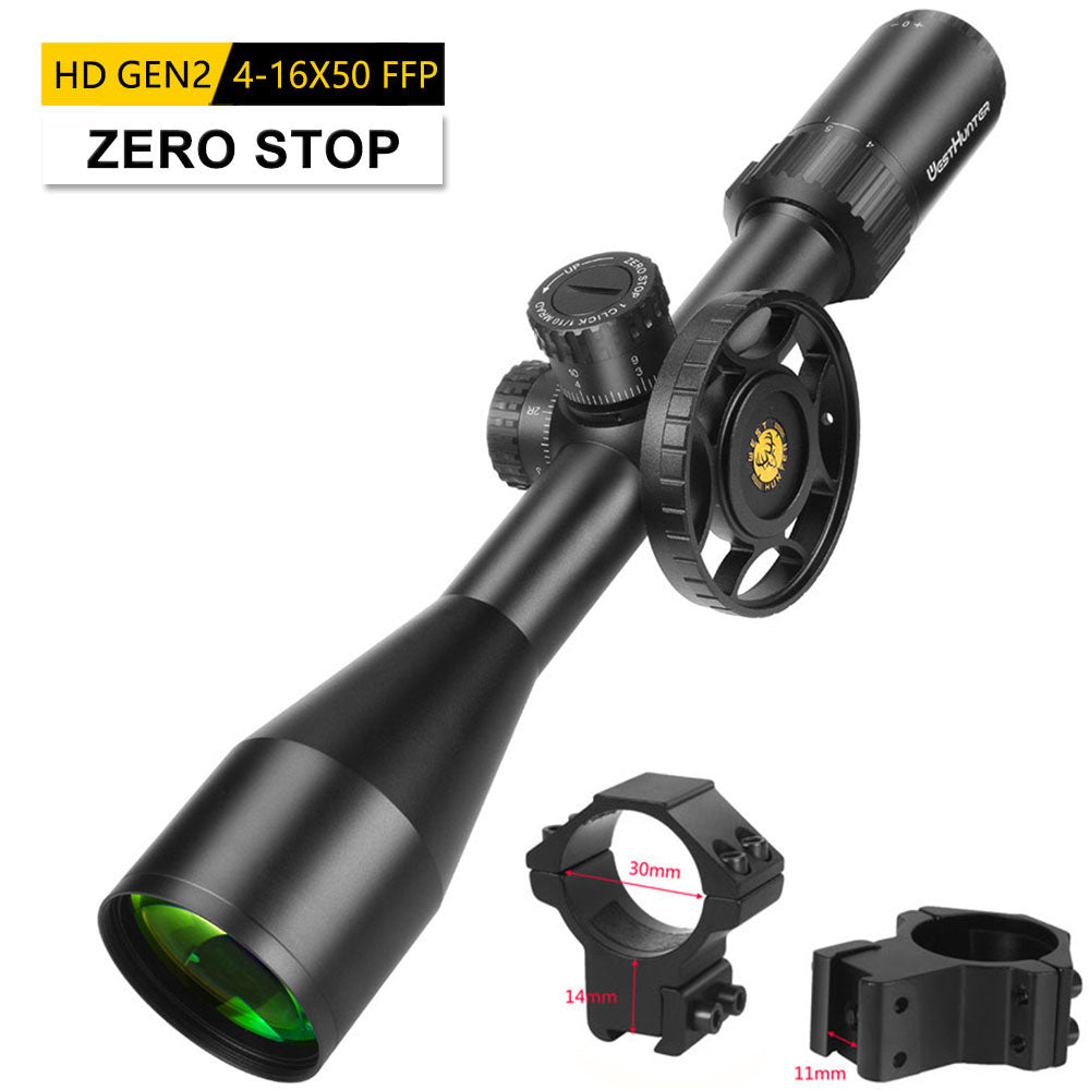 HD Gen2 4-16X50 FFP Scope | First Focal Plane | ZERO STOP Or Zero Reset