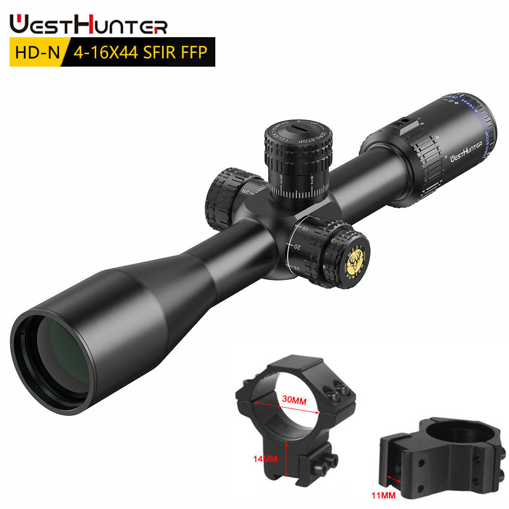 HD-N 4-16X44 SFIR FFP Zero Stop Scope | First Focal Plane