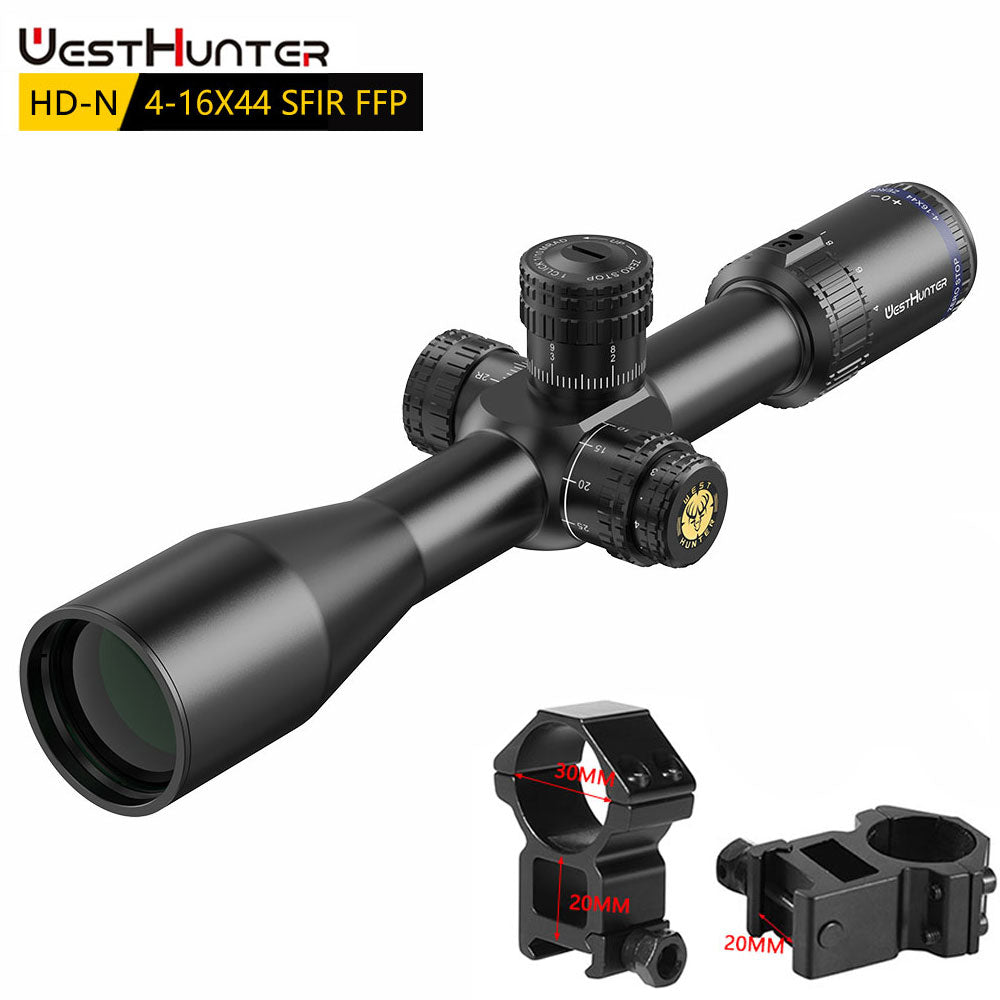 HD-N 4-16X44 SFIR FFP Zero Stop Scope | First Focal Plane