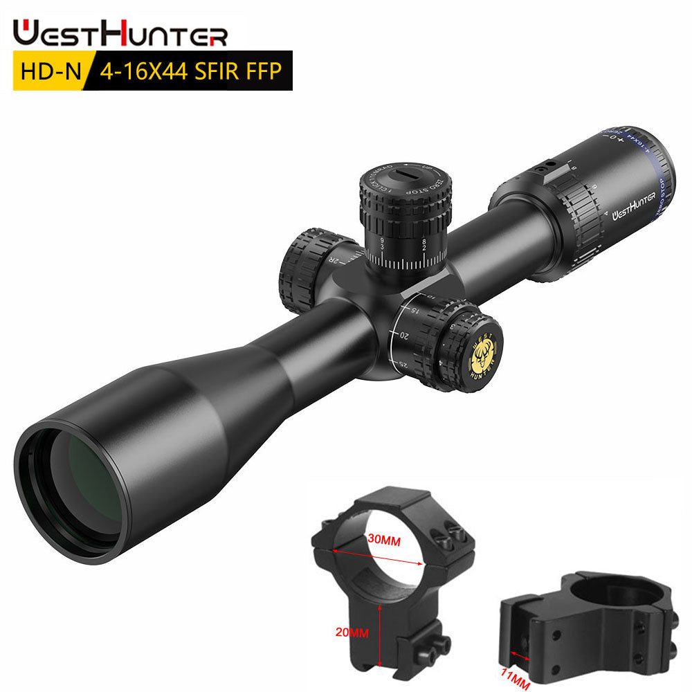 HD-N 4-16X44 SFIR FFP Zero Stop Scope | First Focal Plane