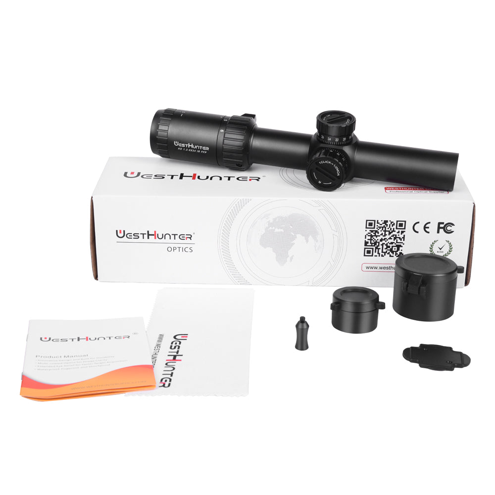 HD 1.2-6X24 FFP Primeiro Plano Focal Scope