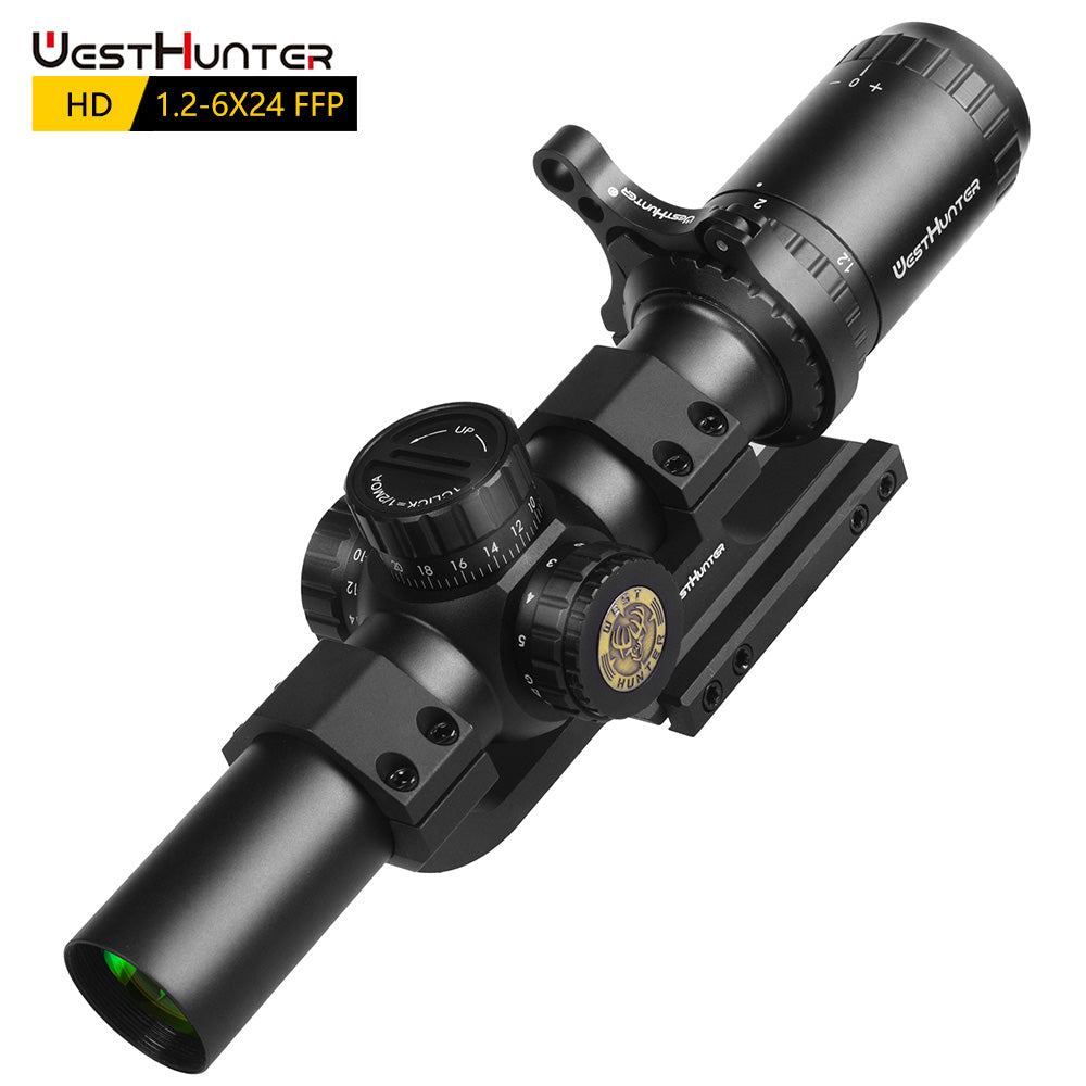 HD 1.2-6X24 FFP Primeiro Plano Focal Scope