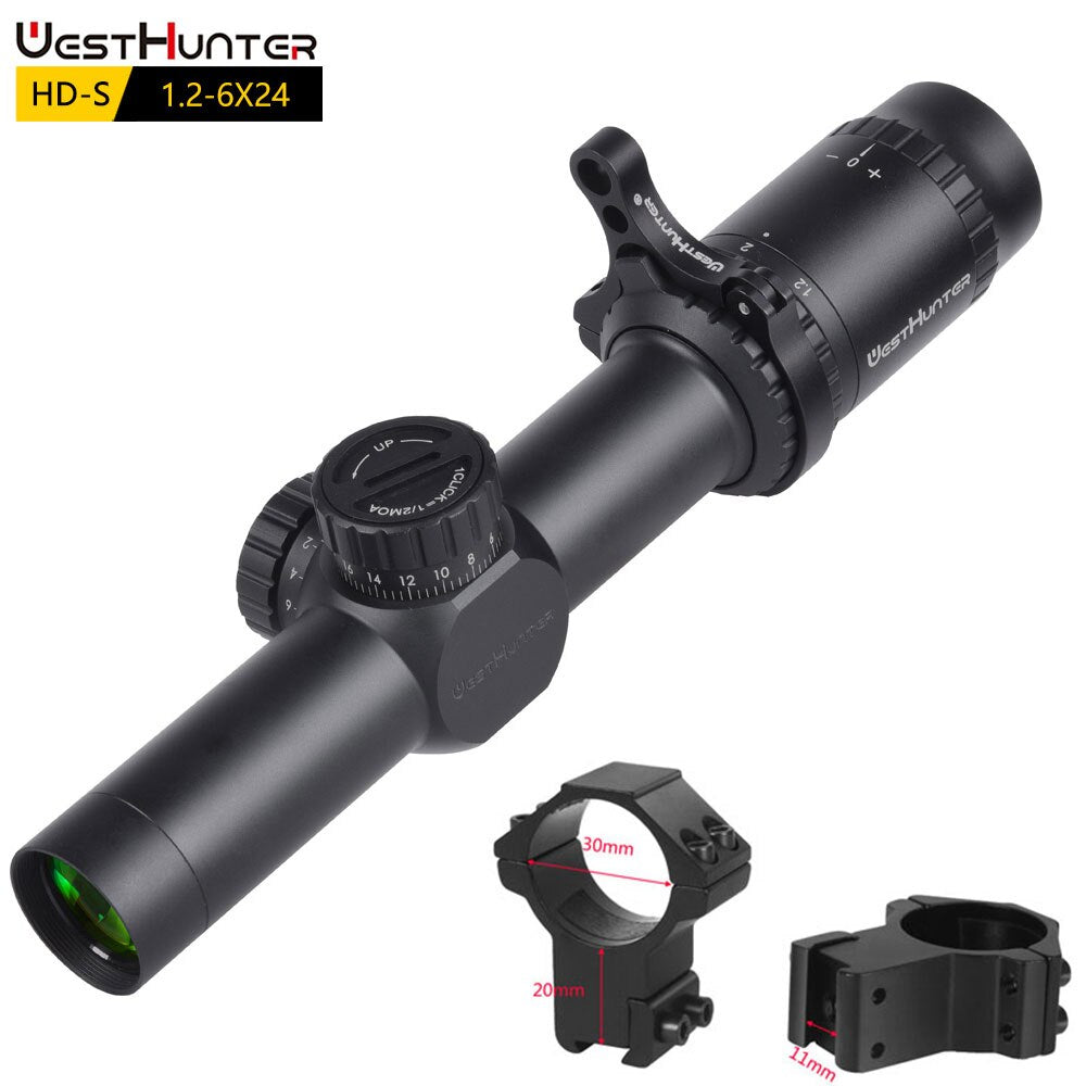 WestHunter HD-S 1.2-6X24 SFP Compact Scope