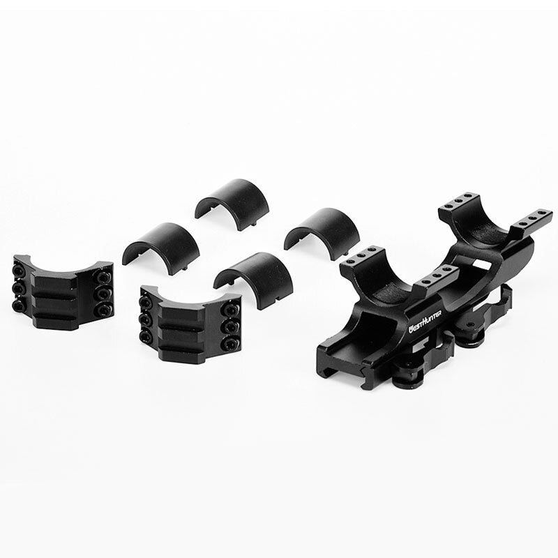 Quick Release One Piece Scope Mount 25.4mm/30mm Dual Rings Cantilever Picatinny QD Mount