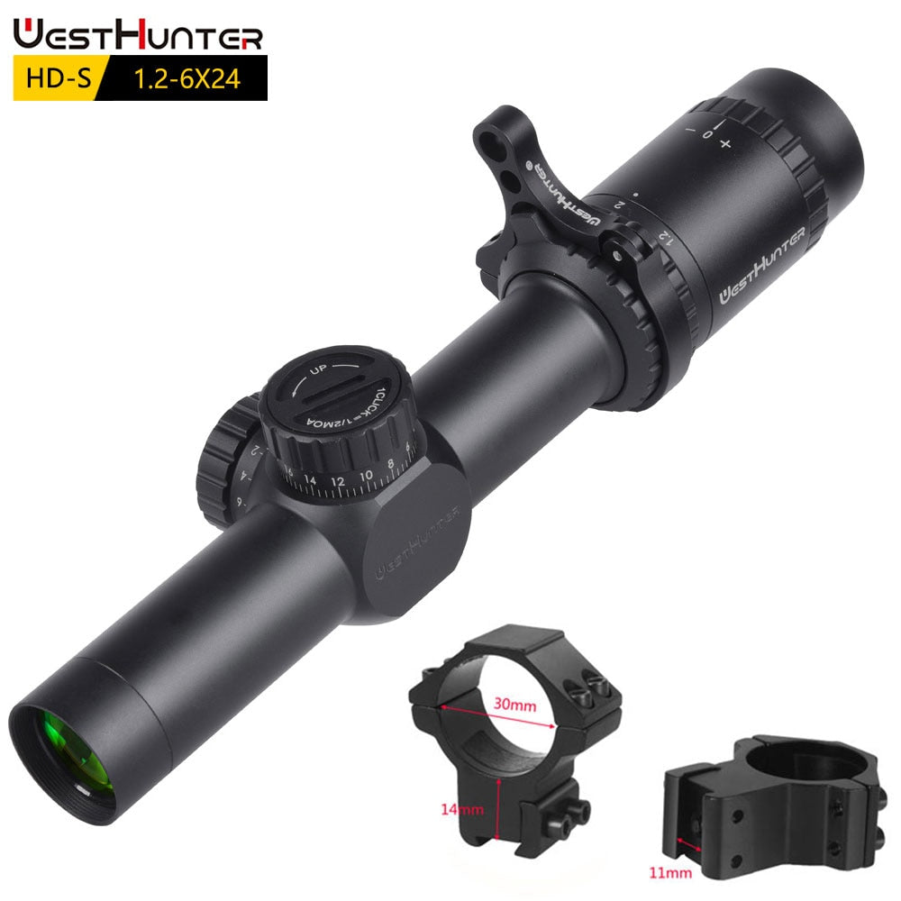 WestHunter HD-S 1.2-6X24 SFP Compact Scope