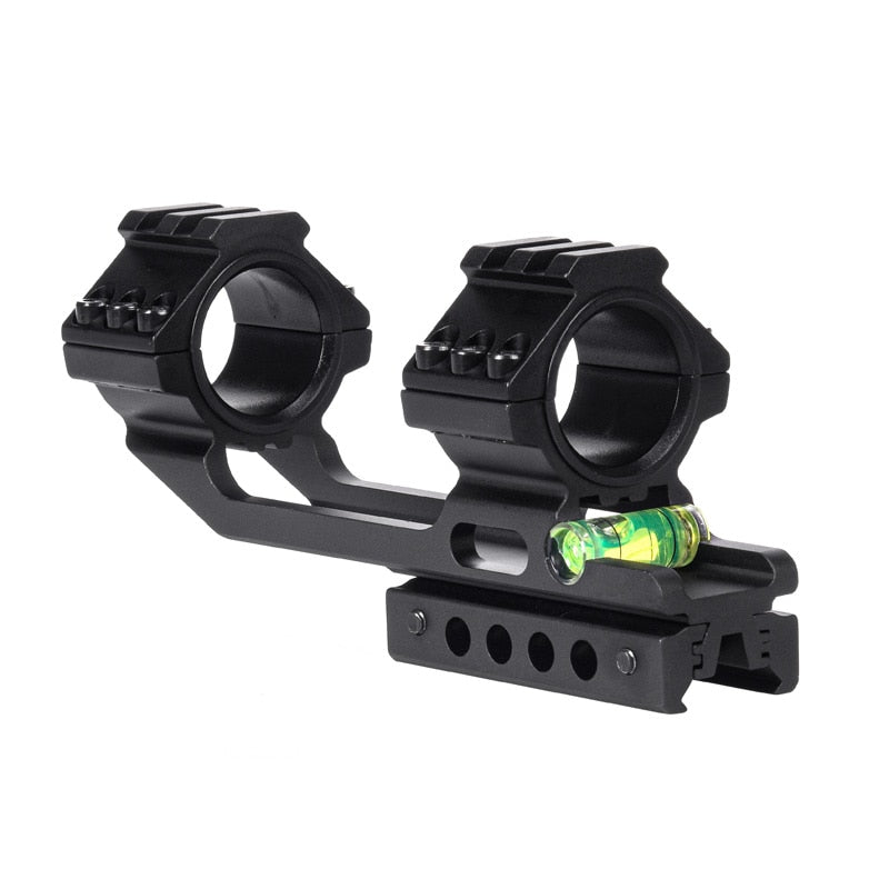 Montagem de escopo tático 1 polegada 30 mm miras ópticas anéis cantilever riflescope montagens uso para 11 mm cauda de andorinha 20 mm trilhos picatinny 