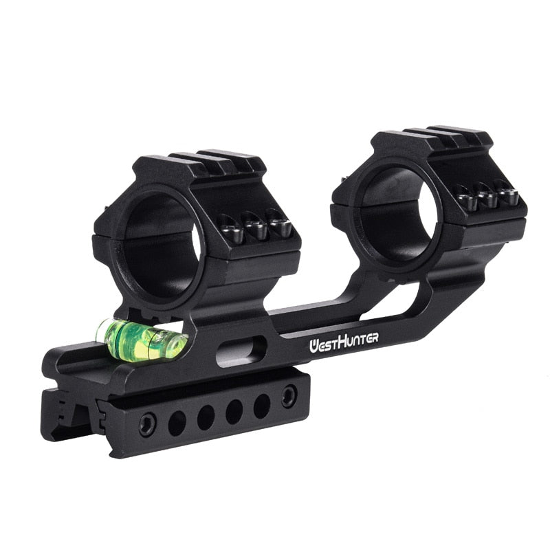 Montagem de escopo tático 1 polegada 30 mm miras ópticas anéis cantilever riflescope montagens uso para 11 mm cauda de andorinha 20 mm trilhos picatinny 