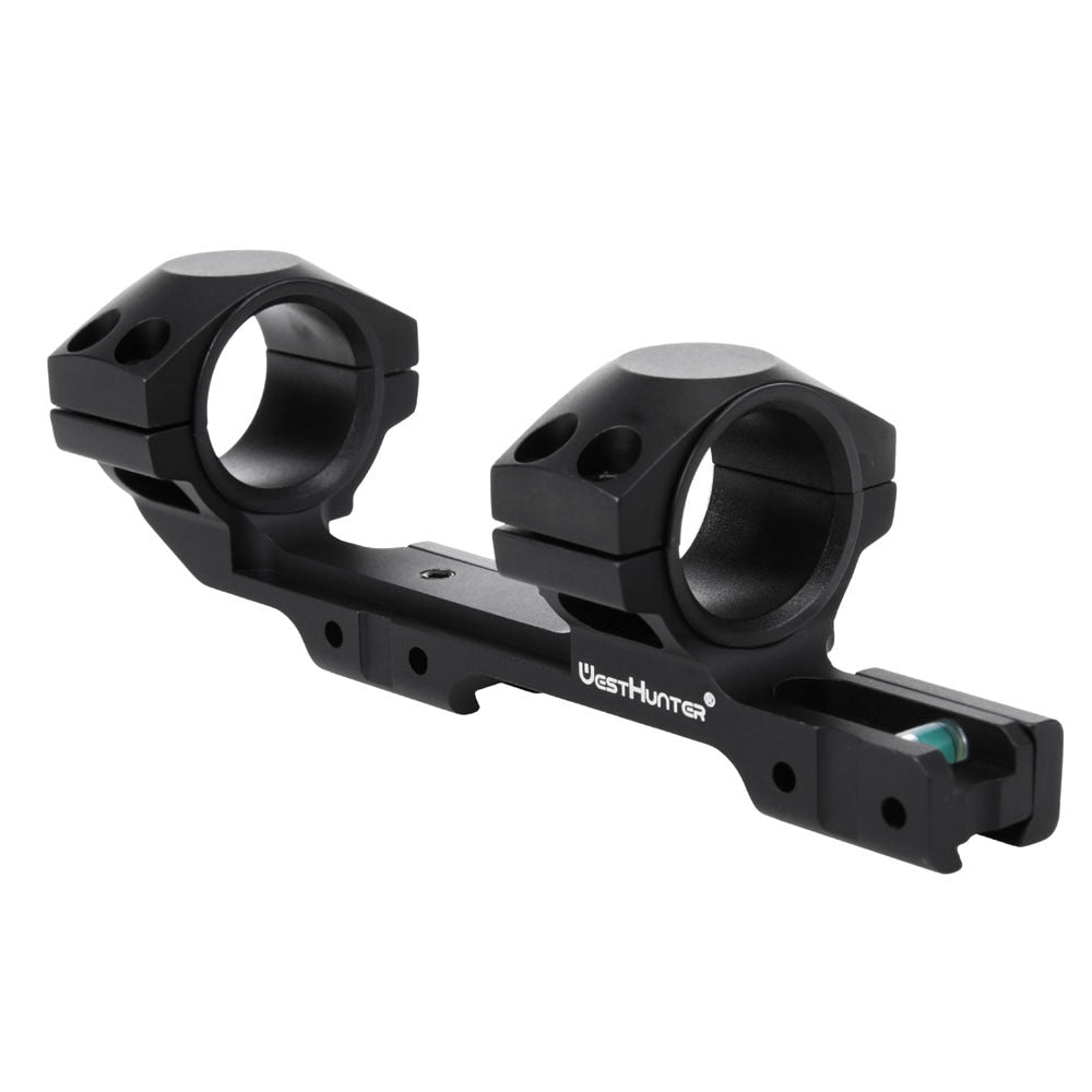 WestHunter One Piece 11mm Dovetail Scope Mount Double Rings With Bubble Level