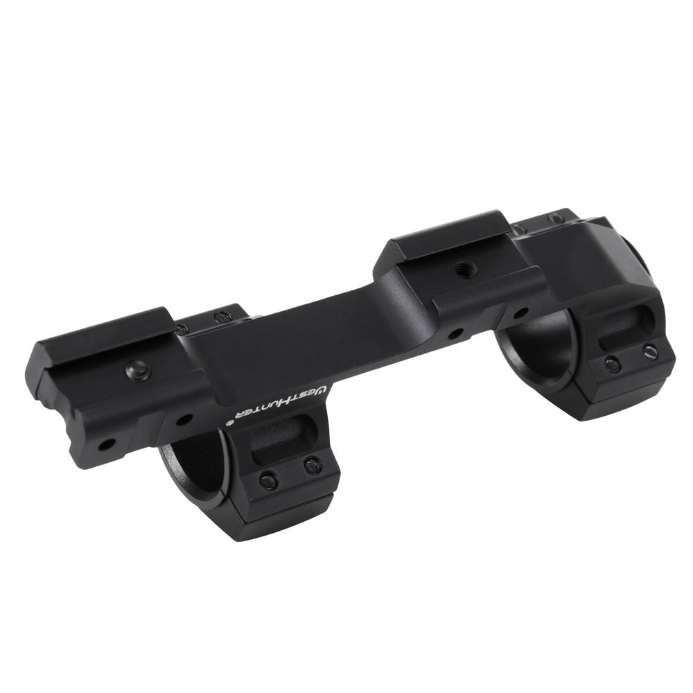 WestHunter One Piece 11mm Dovetail Scope Mount Double Rings With Bubble Level