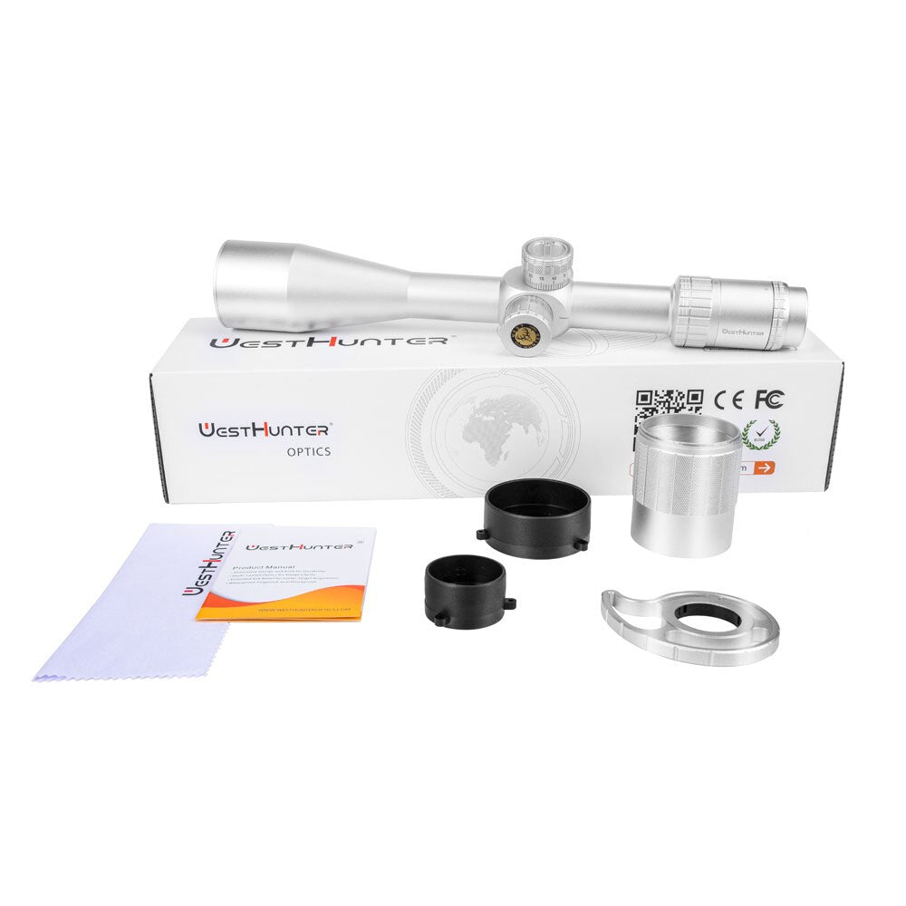 Mira telescópica Silver WestHunter HD-N 6-24X50 FFP First Focal Plane 